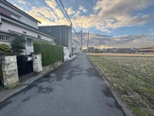 【大阪府/八尾市長池町】八尾市長池町2丁目　売土地 前面道路