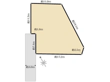 【大阪府/高槻市日吉台四番町】高槻市日吉台四番町 売地 区画図