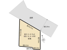 【大阪府/高槻市安岡寺町】高槻市安岡寺町一丁目売土地 区画図