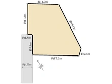 【大阪府/高槻市日吉台四番町】高槻市日吉台四番町 売地 区画図