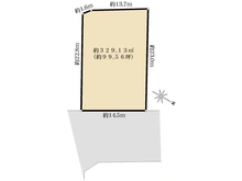 【大阪府/高槻市日吉台二番町】高槻市日吉台二番町　売土地 区画図