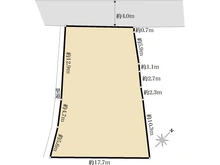 【大阪府/高槻市梶原】高槻市梶原一丁目　売地 区画図
