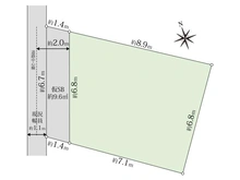 【東京都/品川区大井】品川区大井3丁目　土地 区画図