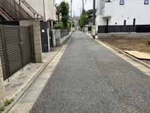【東京都/杉並区高井戸西】杉並区高井戸西2丁目建築条件付き売地　NO.1 前面道路