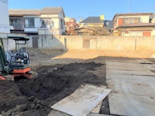 【東京都/中野区上高田】中野区上高田一丁目土地　B区画 現地：向かって中央（全3区画）