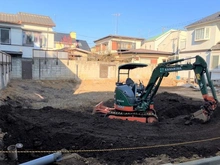 【東京都/中野区上高田】中野区上高田一丁目土地　B区画 現地：向かって中央（全3区画）