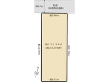 【東京都/港区西麻布】港区西麻布三丁目　土地 区画図