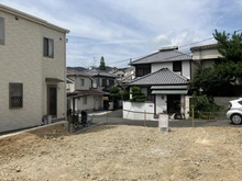 【大阪府/池田市旭丘】池田市旭丘3丁目　建築条件無し土地 眺望：敷地内から北西向き