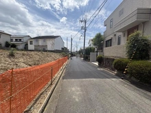 【大阪府/箕面市桜ケ丘】箕面市桜ケ丘3丁目土地　A号地 前面道路