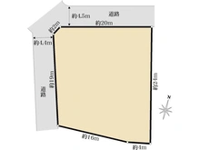 【大阪府/箕面市桜ケ丘】箕面市桜ケ丘三丁目　売土地 区画図