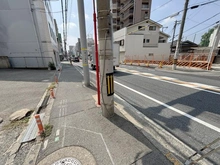 【大阪府/豊中市北桜塚】豊中市北桜塚三丁目　売土地 前面道路