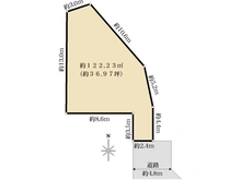 【大阪府/箕面市半町】箕面市半町4丁目　土地 区画図