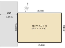 【兵庫県/宝塚市星の荘】宝塚市星の荘　売土地 区画図