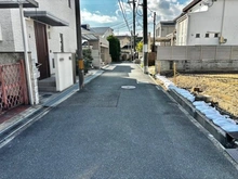 【大阪府/池田市室町】池田市室町　売土地 前面道路