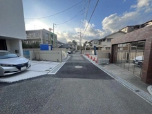 【大阪府/池田市上池田】池田市上池田二丁目　土地 前面道路