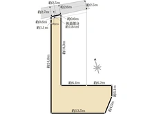 【大阪府/池田市上池田】池田市上池田二丁目　土地 区画図