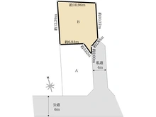 【東京都/練馬区石神井町】練馬区石神井町2丁目土地・B区画 区画図