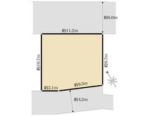 【東京都/練馬区下石神井】練馬区下石神井6丁目　売地 区画図