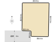 【東京都/練馬区大泉学園町】練馬区大泉学園町3丁目　古家付土地 区画図