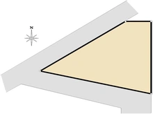 【東京都/練馬区東大泉】練馬区東大泉4丁目古家付土地 区画図