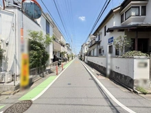 【埼玉県/新座市栄】新座市栄4丁目　古家付き土地 前面道路：北側前面道路　公道　幅員約5.4m
