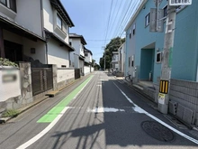 【埼玉県/新座市栄】新座市栄4丁目　古家付き土地 前面道路：西側前面道路　公道　幅員約5.4m