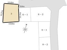 【埼玉県/所沢市大字北秋津】土地区画整理事業地(2)41街区3画地 区画図