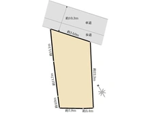【東京都/練馬区大泉学園町】練馬区大泉学園町8丁目　売地 区画図