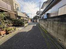 【東京都/練馬区大泉学園町】練馬区大泉学園町8丁目古家付売地 前面道路
