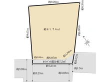 【東京都/台東区谷中】台東区谷中二丁目　古家付土地 区画図