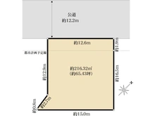 【東京都/江戸川区東小岩】江戸川区東小岩3丁目　売地 区画図