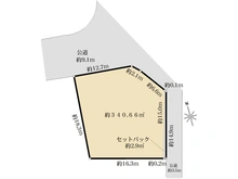 【埼玉県/さいたま市大宮区三橋】さいたま市大宮区三橋4丁目　売地 区画図