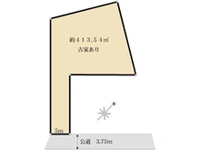 【埼玉県/さいたま市大宮区三橋】さいたま市大宮区三橋4丁目　古家付土地 区画図