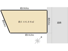 【東京都/八王子市楢原町】八王子市楢原町　売地 区画図