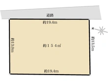【東京都/八王子市長房町】八王子市長房町　売地 区画図