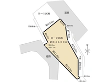 【東京都/八王子市楢原町】八王子市楢原町B-2区画　売地 区画図
