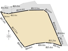 【東京都/八王子市長沼町】八王子市長沼町　売地 区画図