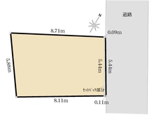【東京都/文京区本駒込】文京区本駒込一丁目　古家付土地 区画図