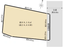 【東京都/豊島区巣鴨】豊島区巣鴨5丁目売地 区画図