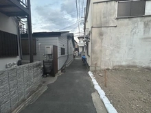 【大阪府/大阪市東住吉区北田辺】大阪市東住吉区北田辺五丁目　売土地 前面道路：東向き