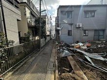 【東京都/品川区荏原】品川区荏原5丁目建築条件付売地　C区画 前面道路