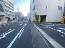 【愛知県/名古屋市中区大須】名古屋市中区大須二丁目 事業用地 前面道路：現地前面道路北側から撮影