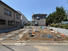 【東京都/北区西が丘】北区西が丘2丁目売地　2号地 現地：左側2号地・右側1号地（全2号地）