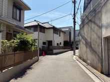 【神奈川県/横浜市港北区仲手原】港北区仲手原2丁目　古家付き土地 前面道路