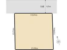 【神奈川県/横浜市旭区中沢】旭区中沢3丁目　土地 区画図