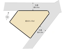 【神奈川県/横浜市旭区万騎が原】旭区万騎が原　土地 区画図