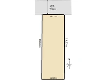 【東京都/墨田区緑】墨田区緑二丁目　古家付土地 区画図