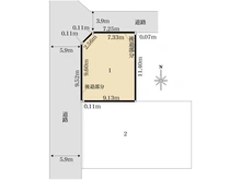 【東京都/板橋区常盤台】板橋区常盤台二丁目　土地(1) 区画図