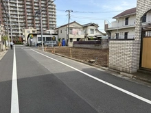 【東京都/板橋区常盤台】板橋区常盤台二丁目　土地(2) 現地(手前側)・前面道路：全2区画