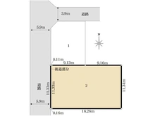 【東京都/板橋区常盤台】板橋区常盤台二丁目　土地(2) 区画図